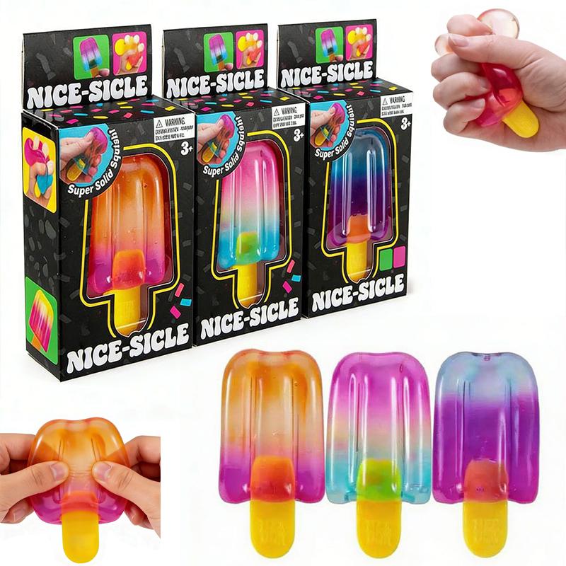 Candle Shop - (BF06) Sensorische Nice-Sicle Stressverlichtende Kubus Knijpobject